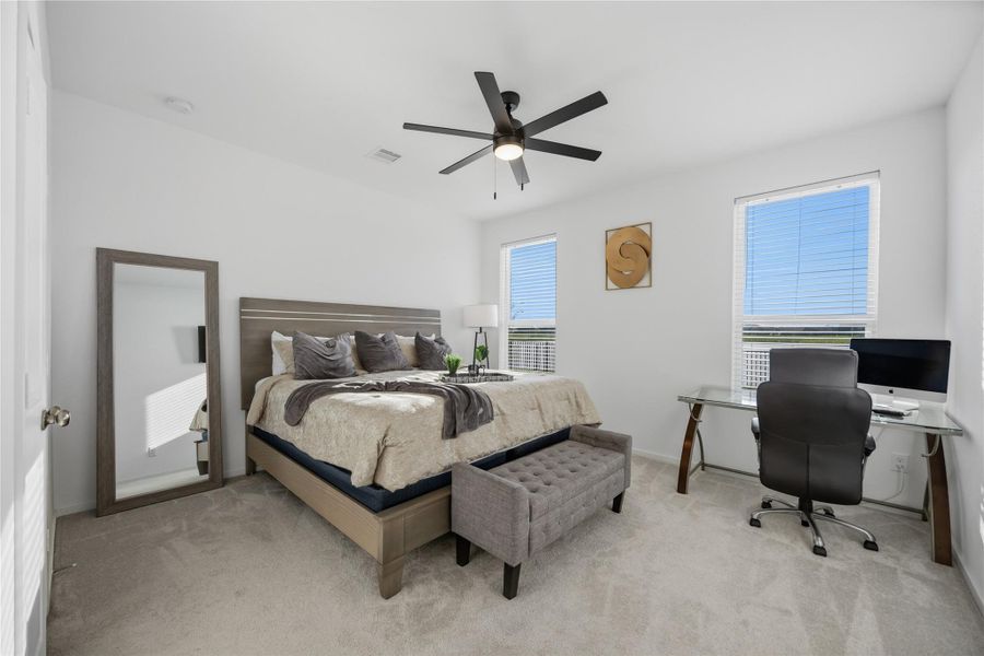 Master Bedroom with Views of the Lake