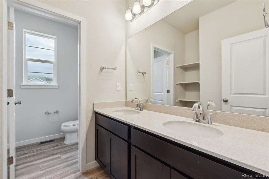 Furnished interior view inside a new home in Floret Collection at Parkdale Commons, Lafayette (Image 10).