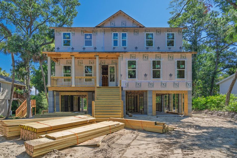 In-progress construction of a new home in , Edisto Island, SC (Image 7). In-progress construction of a new home in , Edisto Island, SC (Image 7).