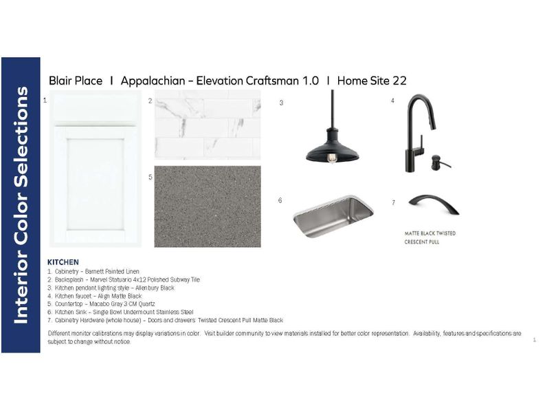 Sample of building materials used in homes in Blair Place, Monroe (Image 14).