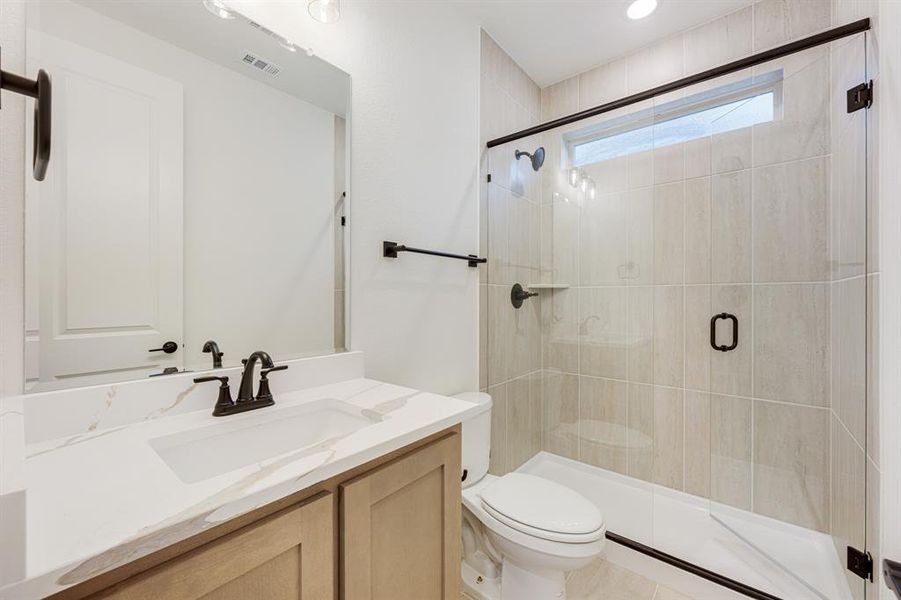 Furnished interior view inside a new home in Windsong Ranch Classic 61, Prosper (Image 16).