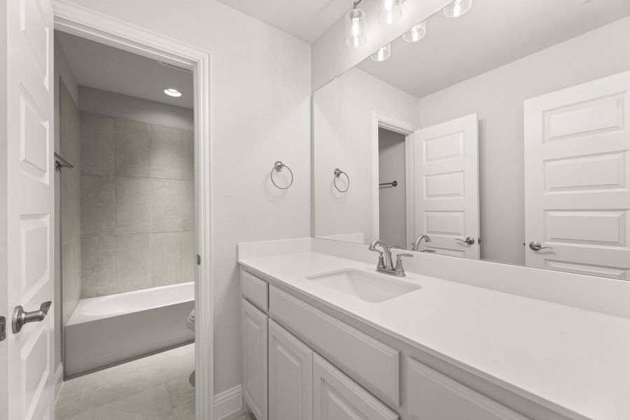 Furnished interior view inside a new home in Brookshire at Legacy Hills, Celina (Image 11).