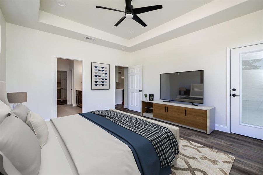 Furnished interior view inside a new home in , Farmersville (Image 16).