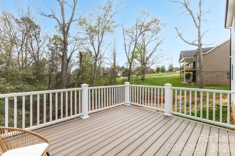 Exterior details and patio area of a home in , Hickory (Image 23).