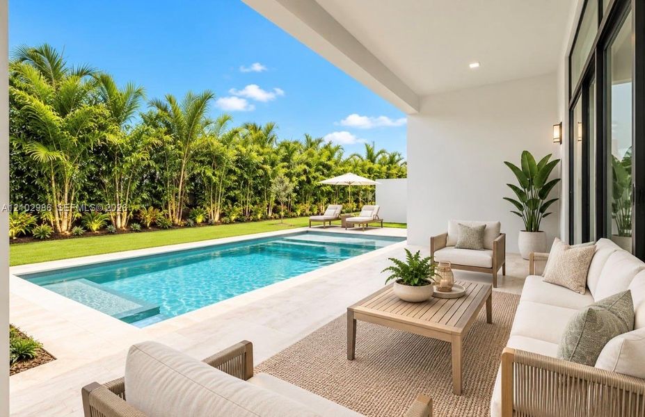 Exterior details and patio area of a home in , Boca Raton (Image 3).