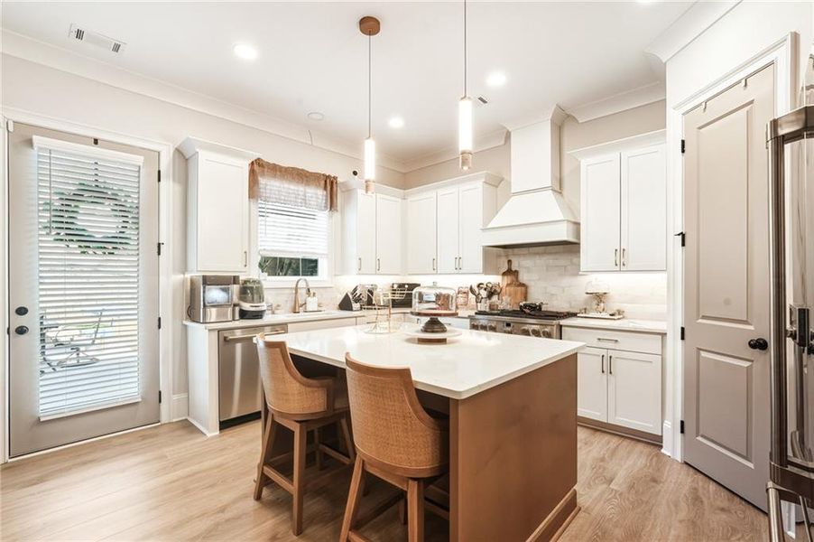 Furnished interior view inside a new home in , Marietta (Image 30).