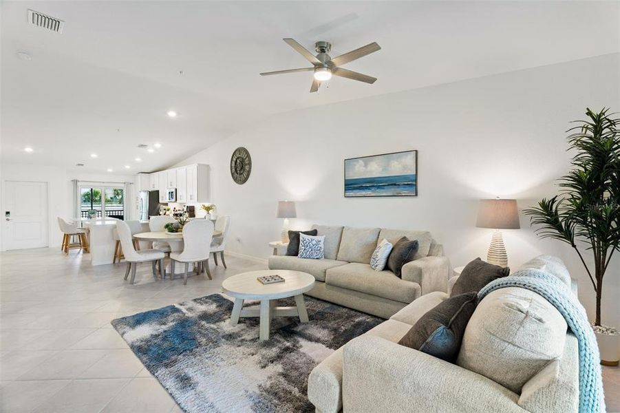 Furnished interior view inside a new home in , Punta Gorda (Image 13).