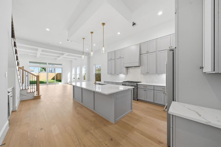 Furnished interior view inside a new home in , Houston (Image 10).