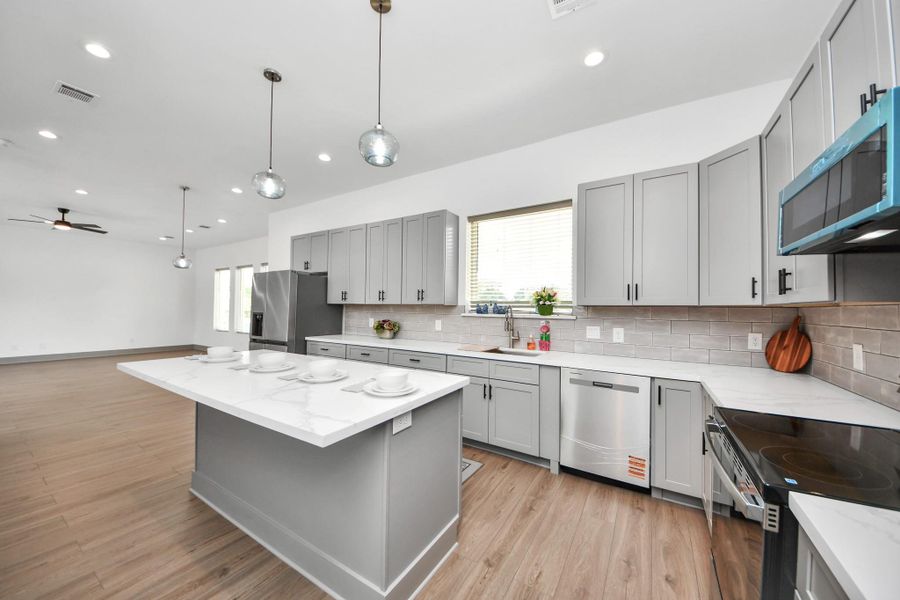 Furnished interior view inside a new home in , Houston (Image 27).