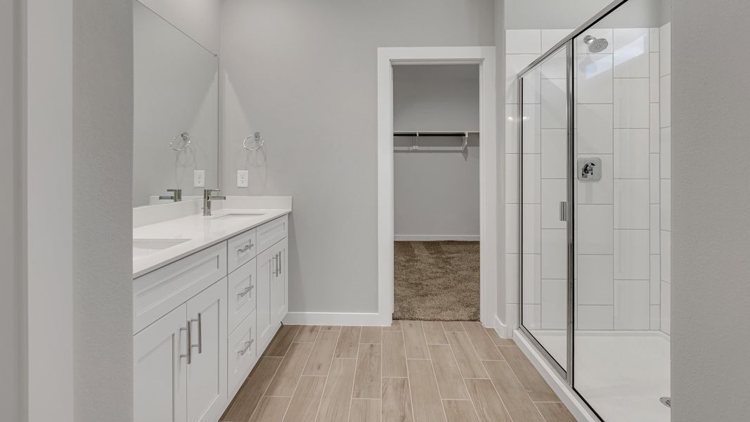 Furnished interior view inside a new home in Northwest Passage, Midland (Image 6). Furnished interior view inside a new home in Northwest Passage, Midland (Image 6).