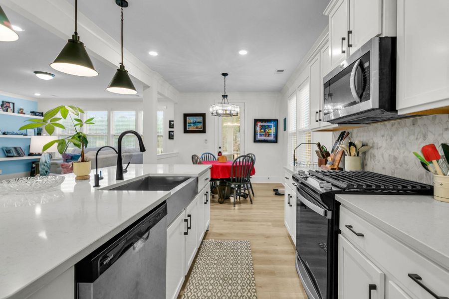 Furnished interior view inside a new home in Homecoming, Ravenel (Image 13).