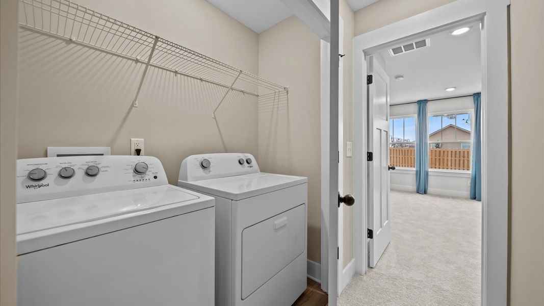 Laundry Room in Litchfield  Model at Aspen Ridge