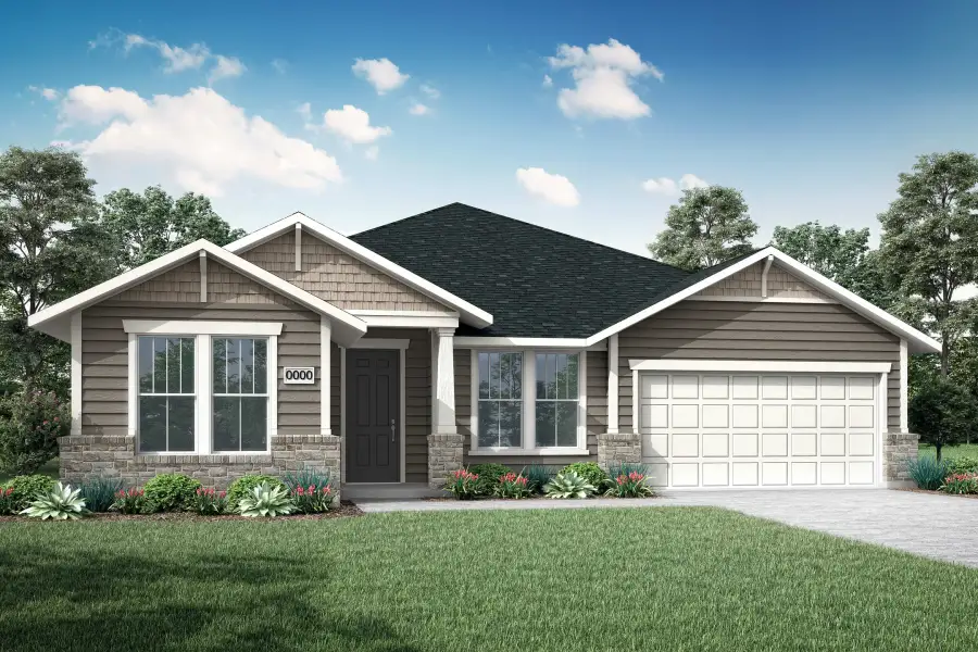 Representative exterior photo of a completed home built from the Bryson by Tri Pointe Homes in LaPrelle, Haslet, TX (Image 16). Representative exterior photo of a completed home built from the Bryson by Tri Pointe Homes in LaPrelle, Haslet, TX (Image 16).