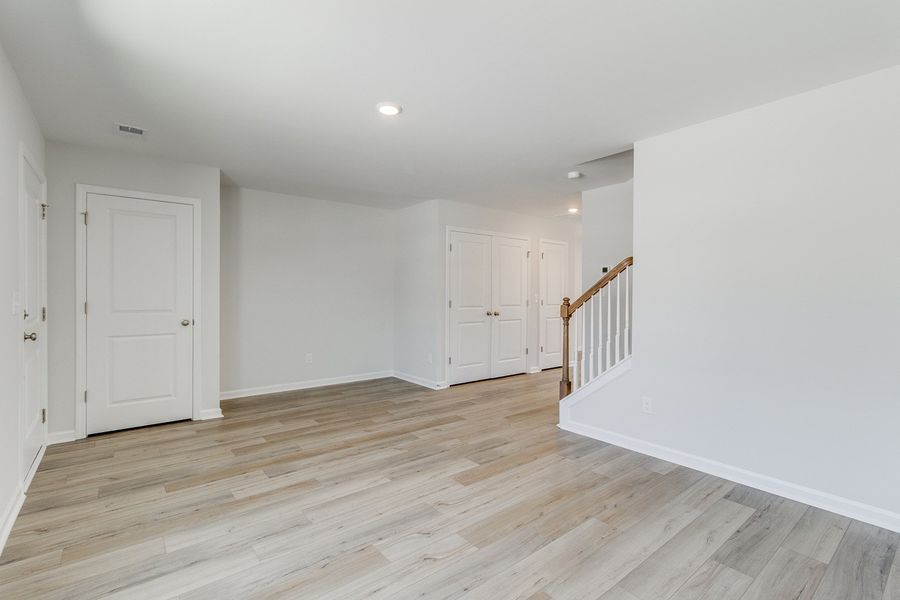 Spacious, unfurnished interior of a new home in Astoria, Columbia (Image 14). Spacious, unfurnished interior of a new home in Astoria, Columbia (Image 14).