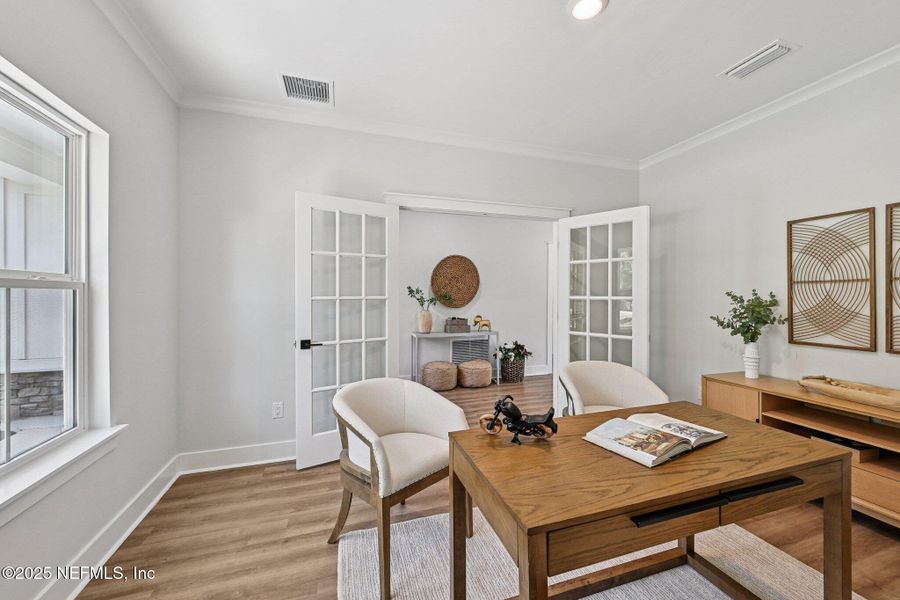 Furnished interior view inside a new home in , Fernandina Beach (Image 36).