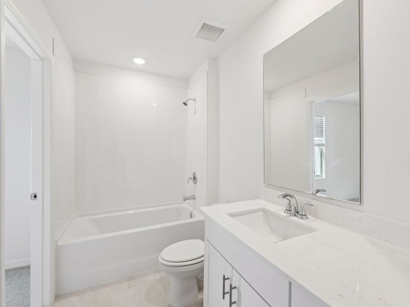 Furnished interior view inside a new home in The Meadow at Crossprairie Townes, St. Cloud (Image 8). Furnished interior view inside a new home in The Meadow at Crossprairie Townes, St. Cloud (Image 8).