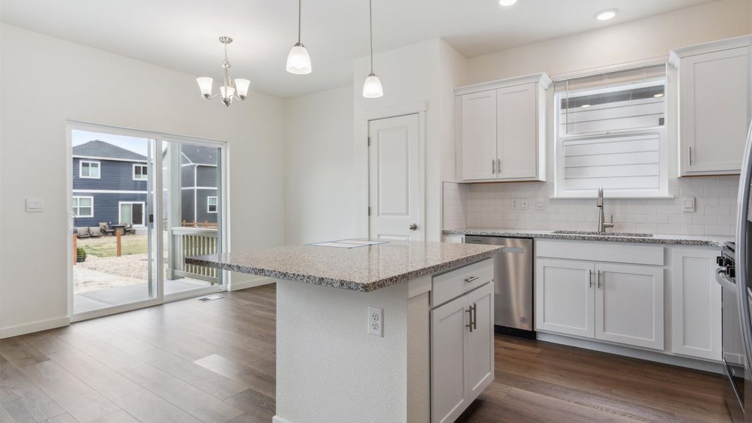Furnished interior view inside a new home in Silver Peaks, Lochbuie (Image 3).