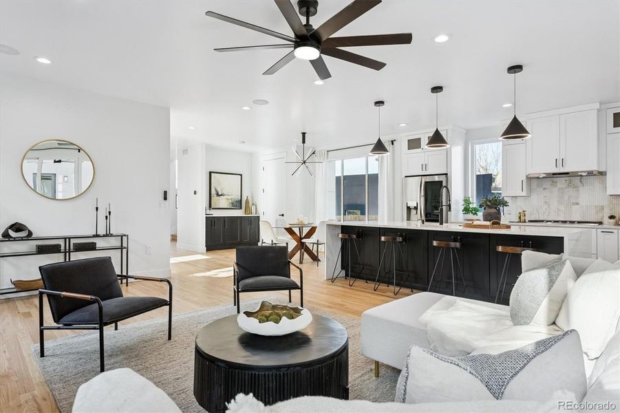 Furnished interior view inside a new home in , Denver (Image 7).