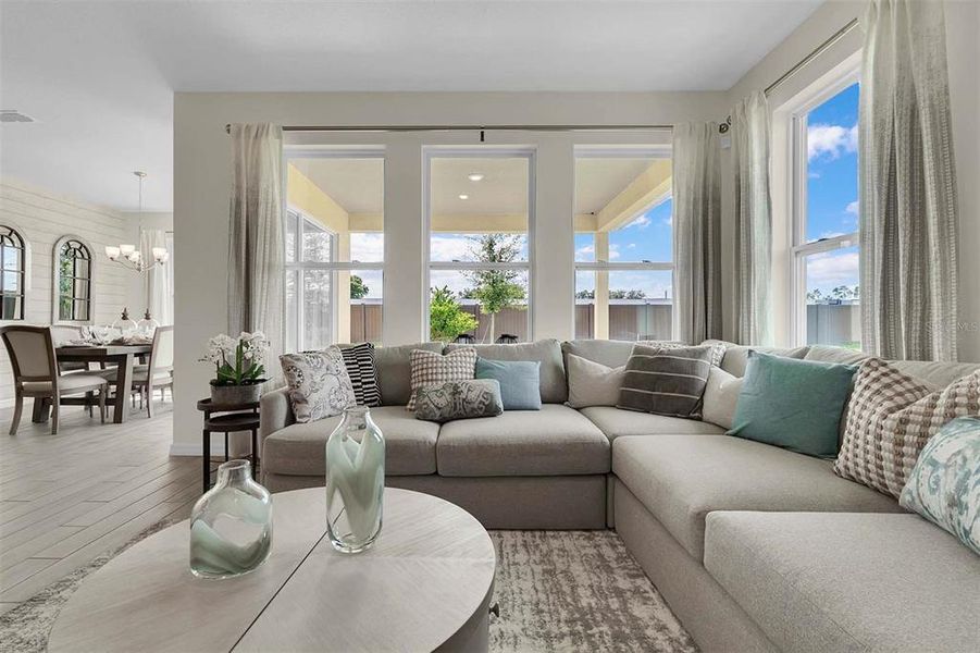 Furnished interior view inside a new home in Harmony West, St. Cloud (Image 35). Furnished interior view inside a new home in Harmony West, St. Cloud (Image 35).