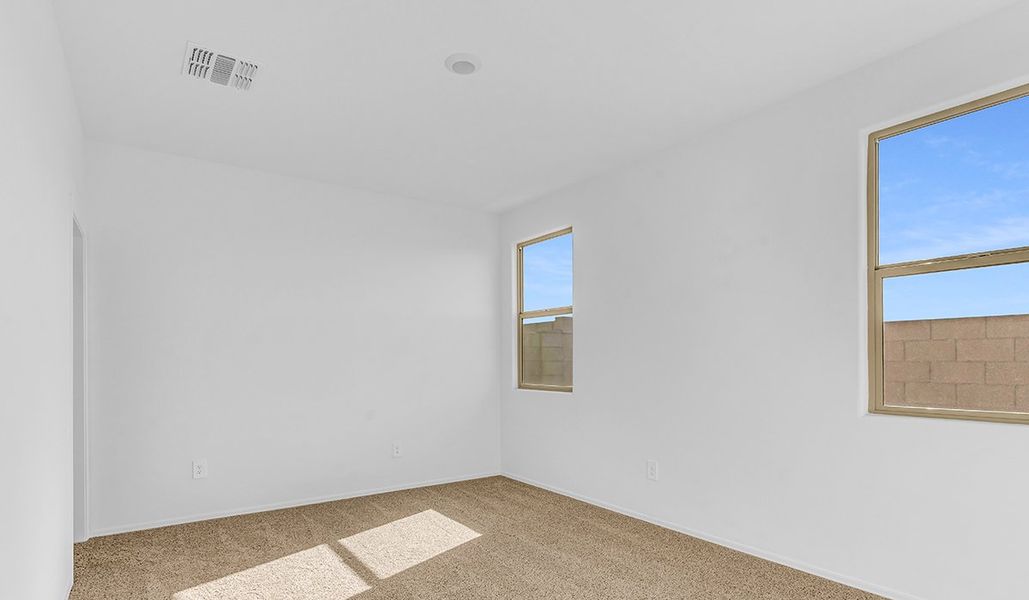 Spacious, unfurnished interior of a new home in Coronet at Gladden Farms, Marana (Image 23). Spacious, unfurnished interior of a new home in Coronet at Gladden Farms, Marana (Image 23).