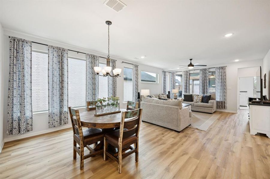 Furnished interior view inside a new home in Mantua Point, Van Alstyne (Image 10).
