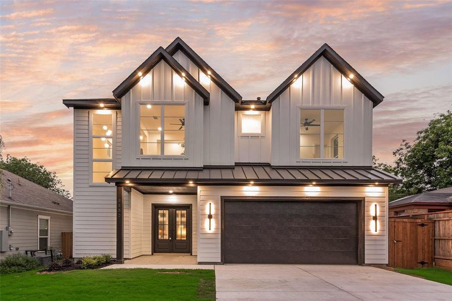 Front exterior of a new home in , Dallas, TX, highlighting curb appeal (Image 2). Front exterior of a new home in , Dallas, TX, highlighting curb appeal (Image 2).
