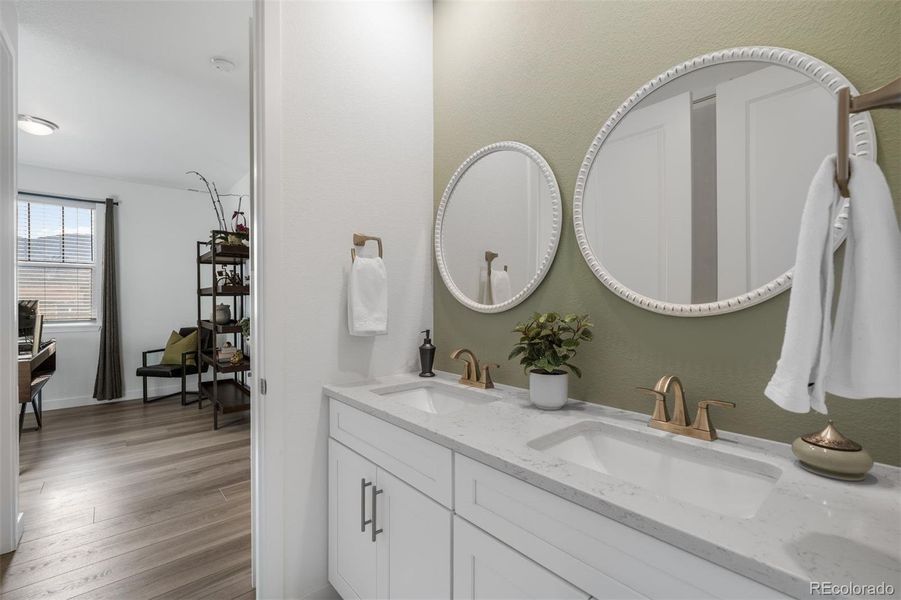 Furnished interior view inside a new home in Red Rocks Ranch, Morrison (Image 33).