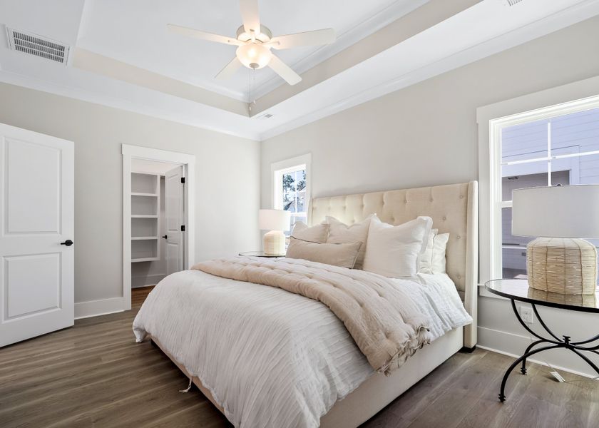 Representative furnished interior of a home built from the Wayside by Bill Clark Homes in The Sanctuary at Sunset Beach, Sunset Beach (Image 16).