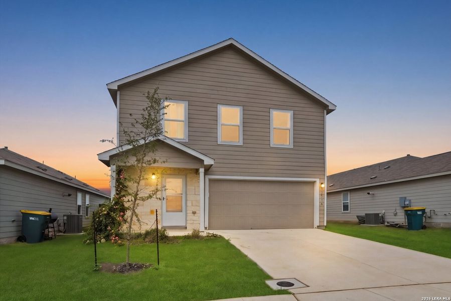 Front exterior of a new home in , Converse, TX, highlighting curb appeal (Image 20). Front exterior of a new home in , Converse, TX, highlighting curb appeal (Image 20).
