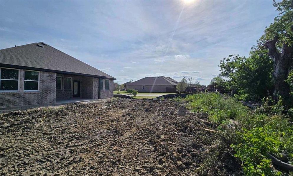 Rear Exterior Design Construction Progress