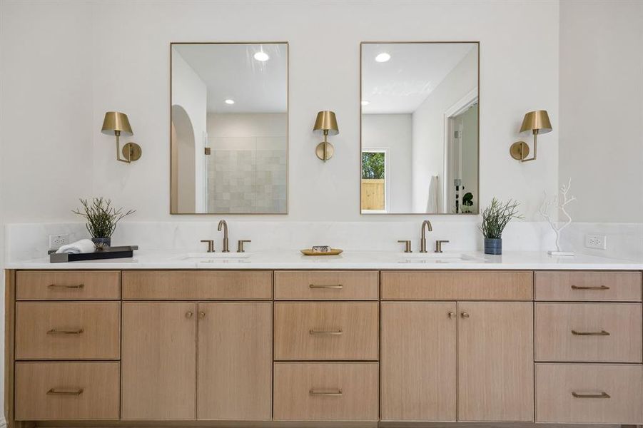 Furnished interior view inside a new home in , Dallas (Image 10).