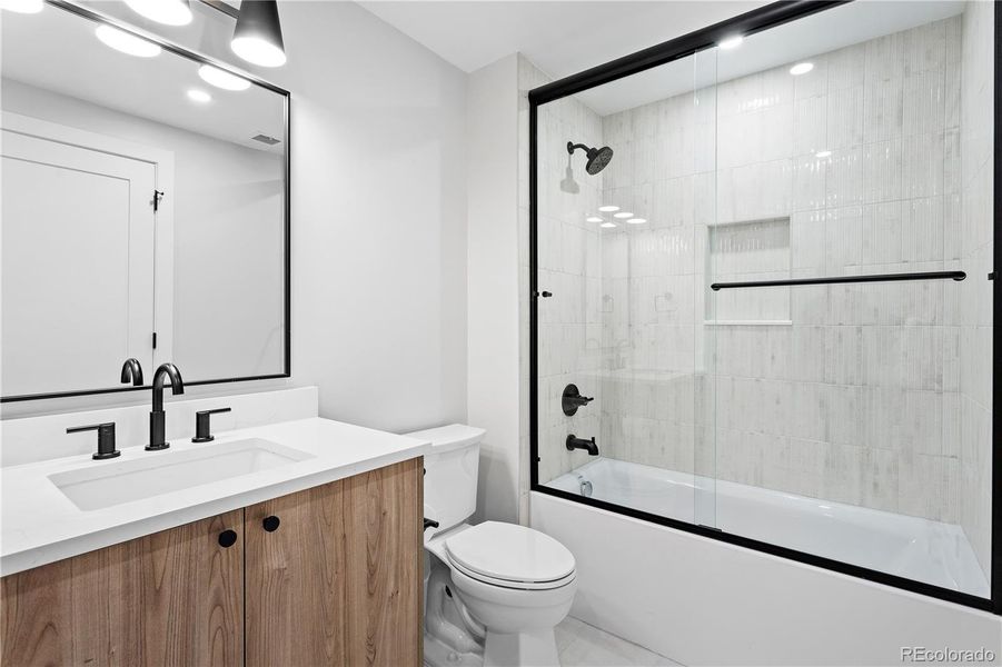 Furnished interior view inside a new home in , Denver (Image 23).