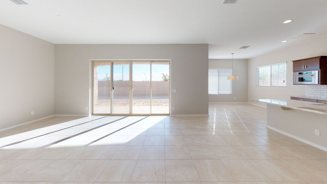 Representative furnished interior of a home built from the Benissa by DRB Homes in Windrose, Waddell (Image 17).