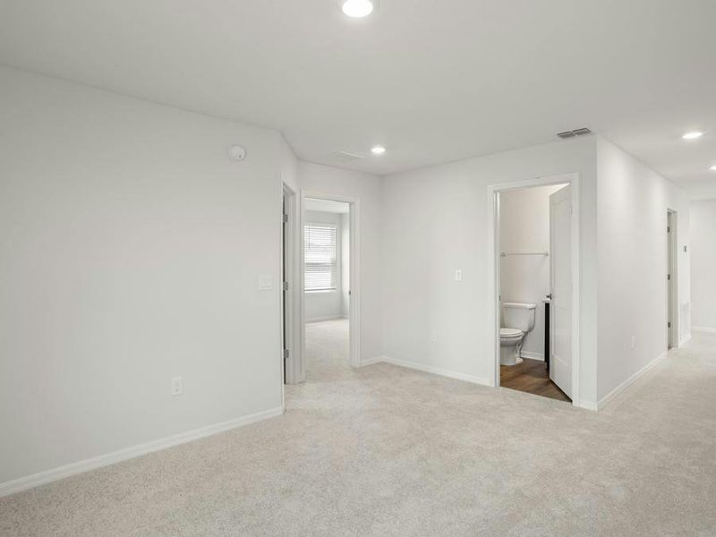 Upstairs, you will find a flex-use loft.