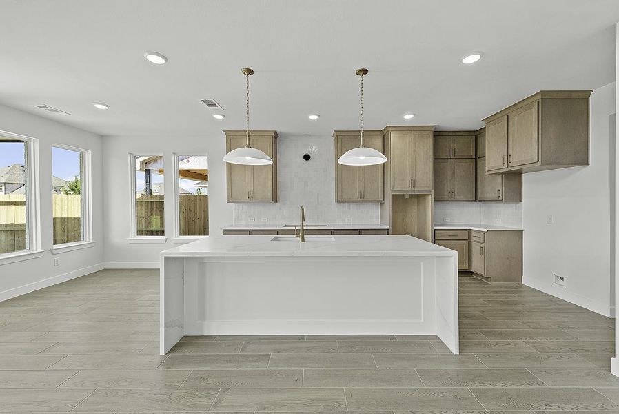 Furnished interior view inside a new home in Jordan Ranch, Katy (Image 8).