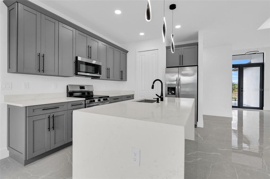 Furnished interior view inside a new home in , Lehigh Acres (Image 9). Furnished interior view inside a new home in , Lehigh Acres (Image 9).