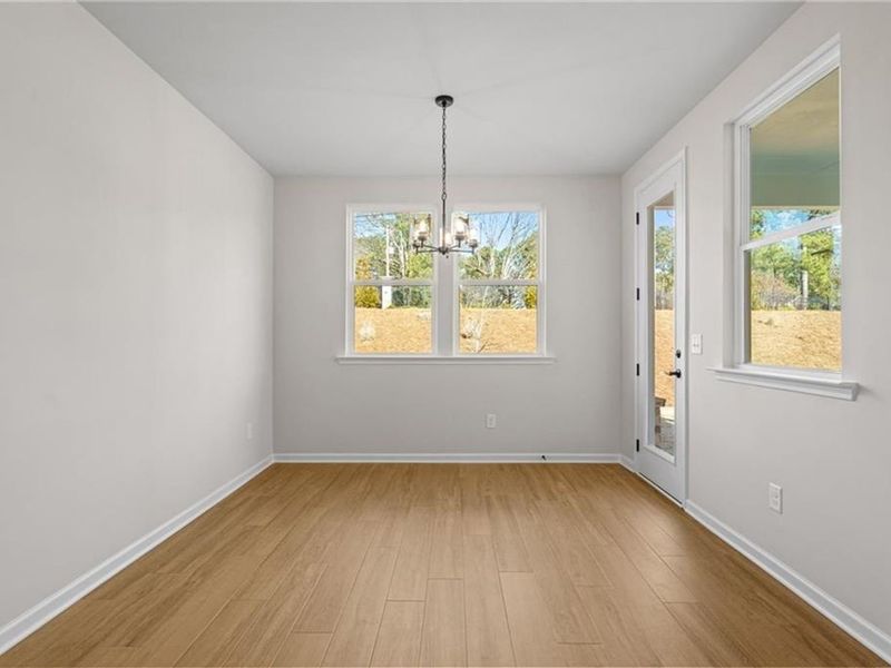 Spacious, unfurnished interior of a new home in Kelly Preserve, Loganville (Image 16). Spacious, unfurnished interior of a new home in Kelly Preserve, Loganville (Image 16).