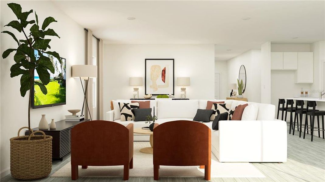 Furnished interior view inside a new home in Millwood, Ocala (Image 18).