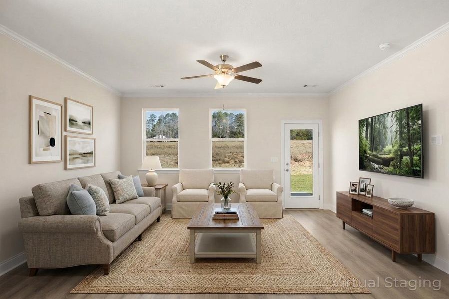 Furnished interior view inside a new home in Windsor, North Augusta (Image 15).