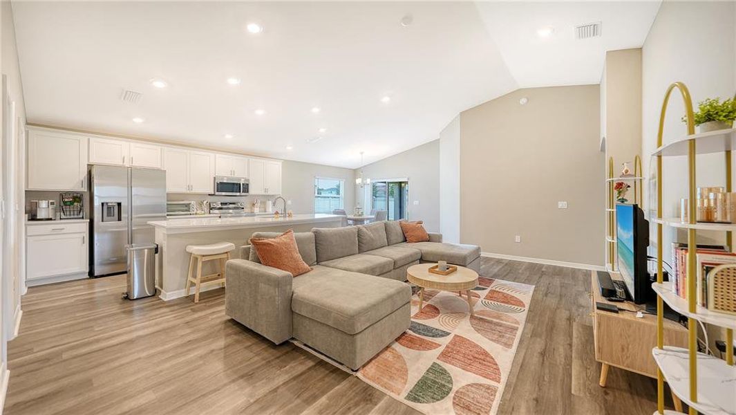 Furnished interior view inside a new home in , Palmetto (Image 8).