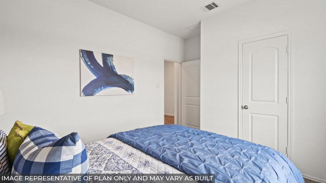 Furnished interior view inside a new home in Sunterra, Katy (Image 34).