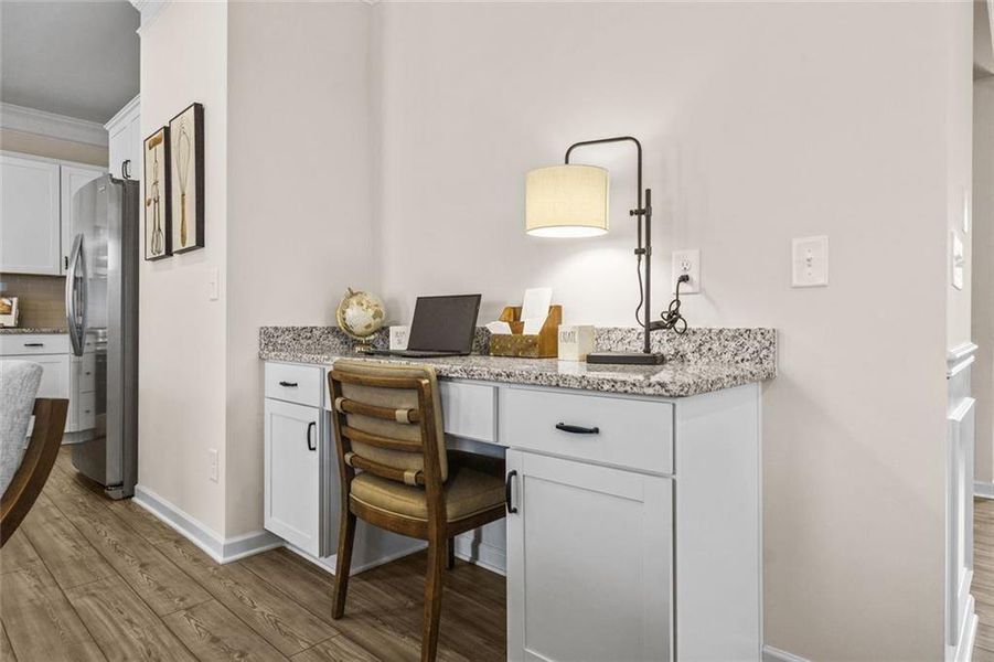 Furnished interior view inside a new home in Varnell Preserve, Dalton (Image 22).