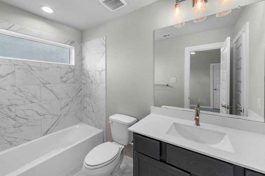 Furnished interior view inside a new home in Morton Creek Ranch, Katy (Image 13).