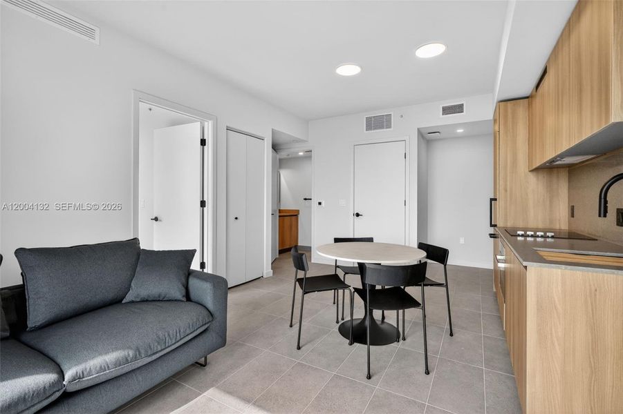 Furnished interior view inside a new home in , Miami (Image 15).