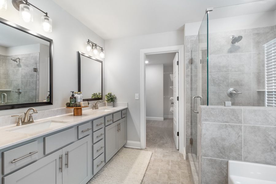 Furnished interior view inside a new home in Ridge Pointe, Athens (Image 39).