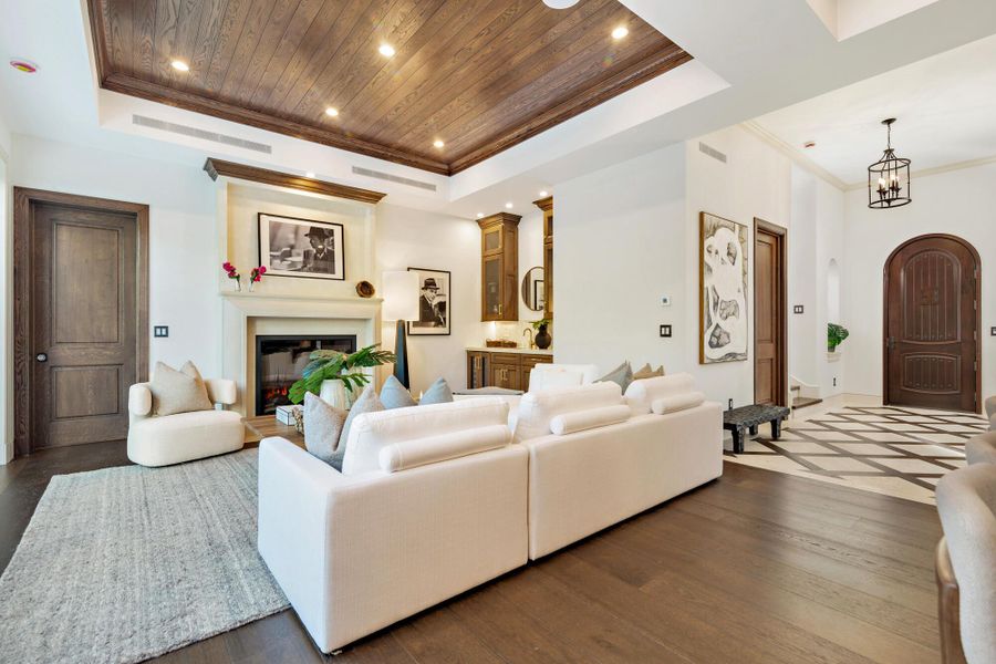 Furnished interior view inside a new home in , West Palm Beach (Image 48).