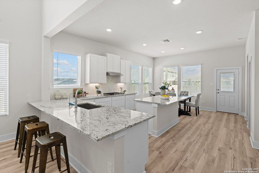 Furnished interior view inside a new home in Hunters Ranch, San Antonio (Image 17). Furnished interior view inside a new home in Hunters Ranch, San Antonio (Image 17).