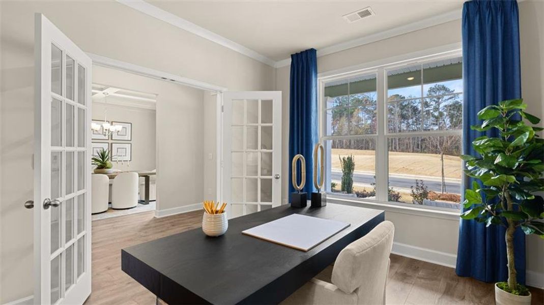 Furnished interior view inside a new home in The Gates at Pates Creek, Hampton (Image 16).