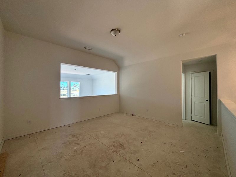 Construction progress - upstairs game room Construction progress - upstairs game room