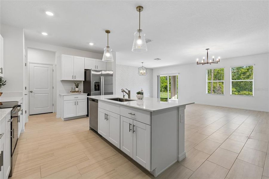 Furnished interior view inside a new home in , Land O' Lakes (Image 7).